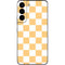 Yellow and White Checkerboard Galaxy S22 Skin